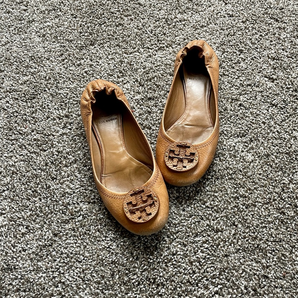 Brown Tory Burch flats